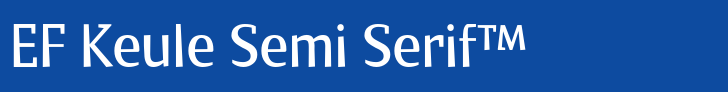 EF Keule Semi Serif™
